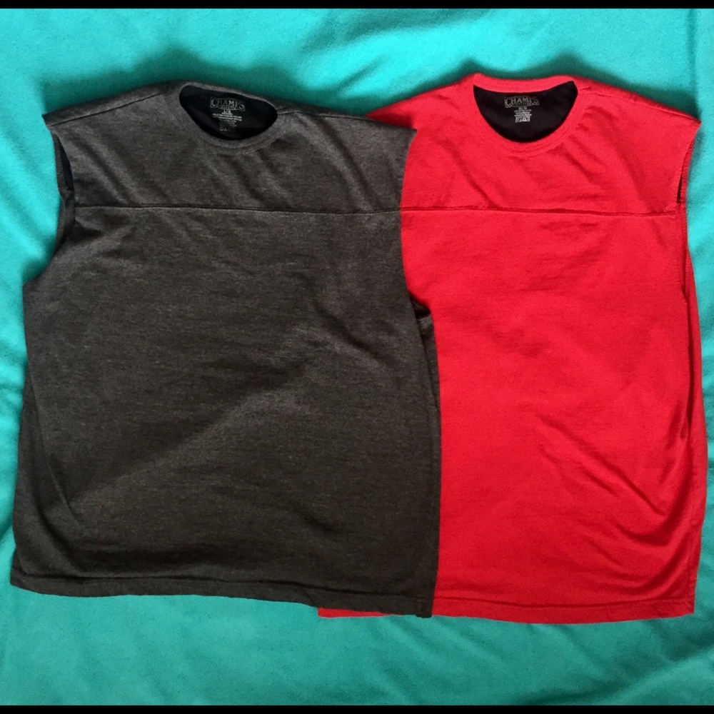 Bundle 2️⃣ Champs Sleeveless Shirts M/L